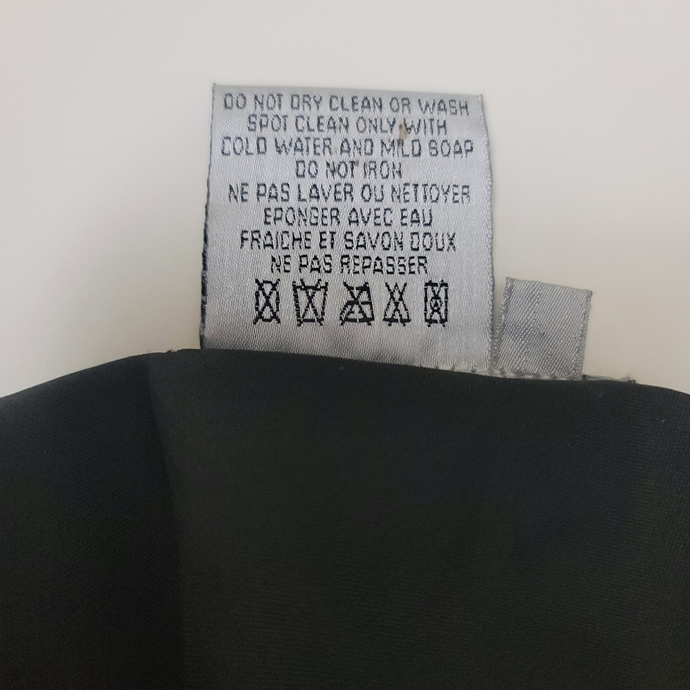 Papell Boutique Black Silk Beaded & Sequined Top - Picture 11 of 12